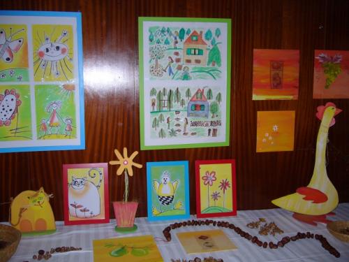 29.10.2011 - 2011- 29.10.výtvarná díla dětí a malíře Petra Kuha s programem