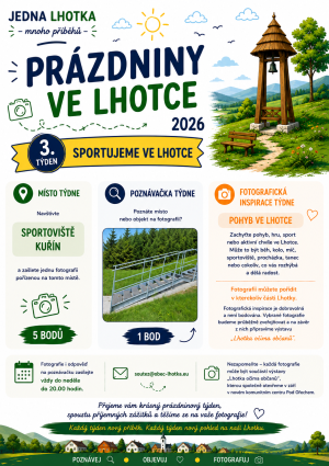 3. týden - sportujeme ve Lhotce